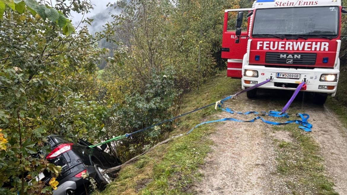 Verkehrsunfall in Großsölk